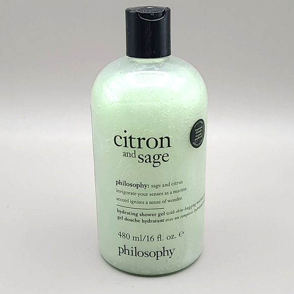 Philosophy Citron & Sage Hydrating Shower Gel, Bubble Bath & Shampoo, NWOT - Picture 1 of 5